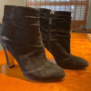 White House Black Market Suede Booties